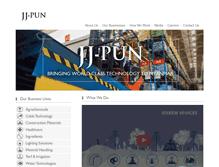 Tablet Screenshot of jj-pun.com
